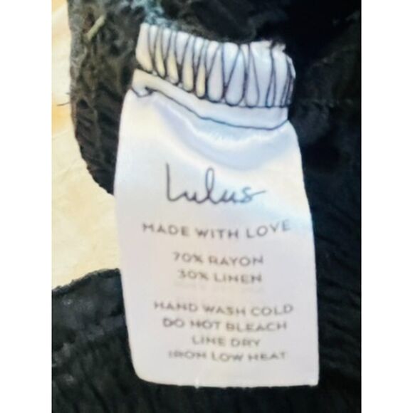 NWT Lulu's Black Stretch Tube Top XL Sexy Crop Chic Skater Boho Stretchy - Picture 4 of 8